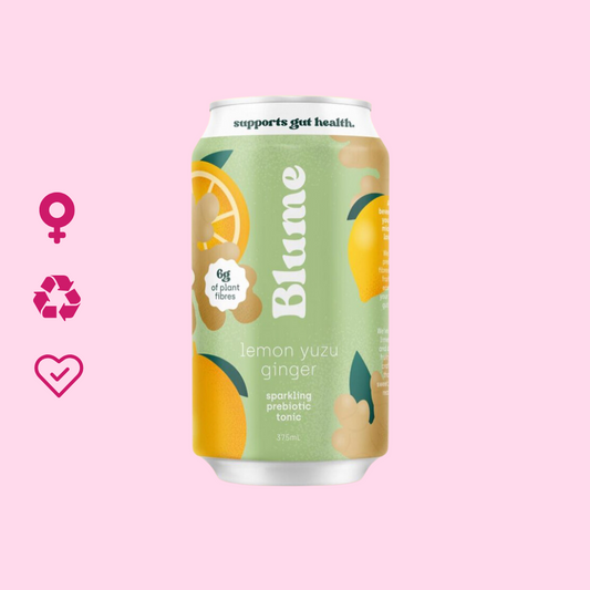 Blume Prebiotic Tonic - Yuzu Ginger Nootropic Soda RTD - REH Liquids