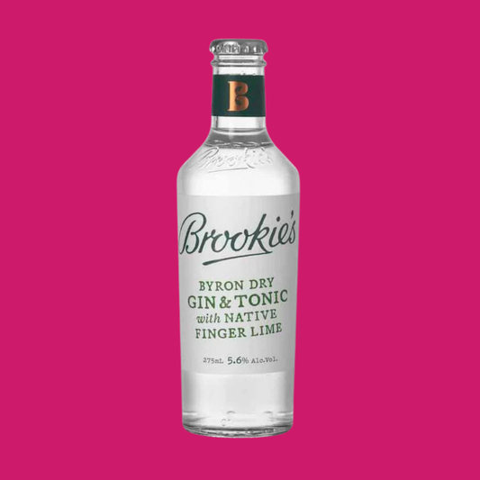 Brookie's Byron Dry - G&T with Native Finger Lime RTD - REH Liquids