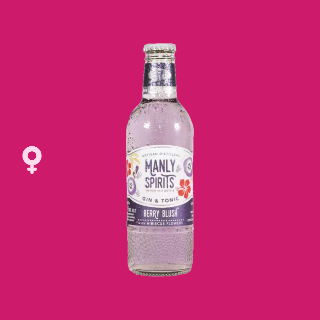 Manly Spirits Berry Blush Gin & Tonic