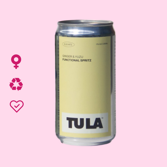 Tula Drinks - Non Alcohol - Ginger Yuzu Functional Spritz RTD - REH Liquids